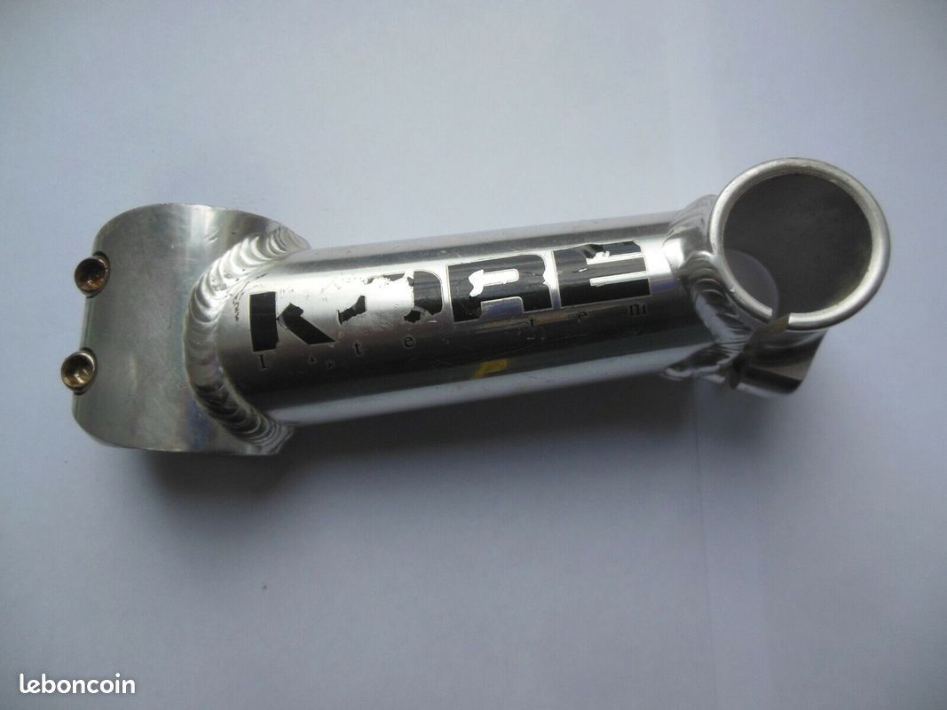 Potence VTT Vintage Kore Lite - 140mm, Pince 25.4mm, Tube De Direction 1 1/8, 3 Boulons, Noire