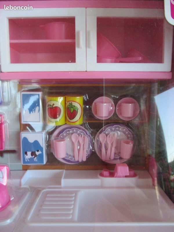 Mobilier poupée mannequin Barbie Jenny cuisine et accessoires (image 4)
