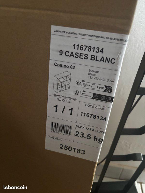 Meubles 9 cases (image 2)