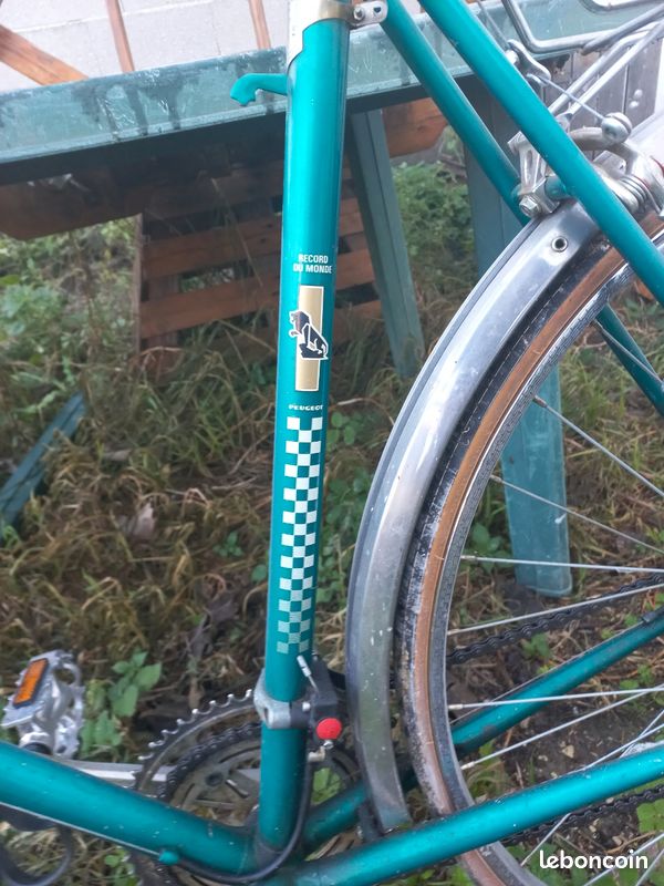Poignées Vélo ROD Vertes - Pour Guidon Randonneuse Ou Vélo Ancien Peugeot Vintage