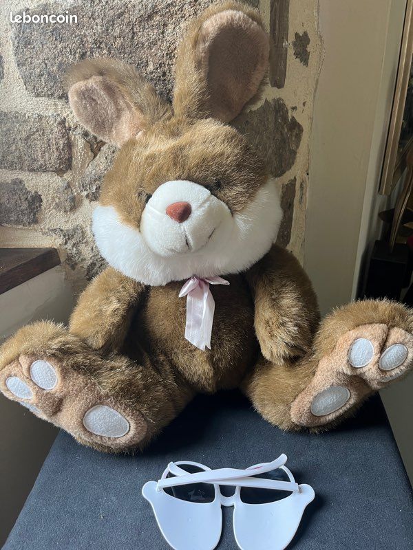 Grande peluche lapin jouet enfant (image 4)