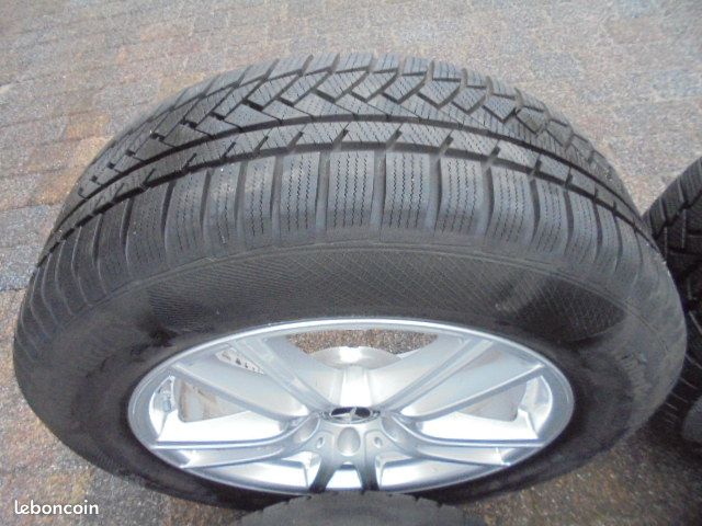 Exceptionnel / Rare - 4 Super pneus neige Continental MO 235/60R18 103H Superbes Jantes Alu Originales Mercedes GLC W254 X254 - Modèles Actuels (image 3)