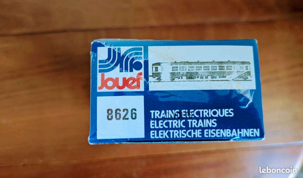 ECH Ho AUTORAIL X 4700 AVEC REMORQUE JOUEF SNCF TOIT SALI (A) REF 8626