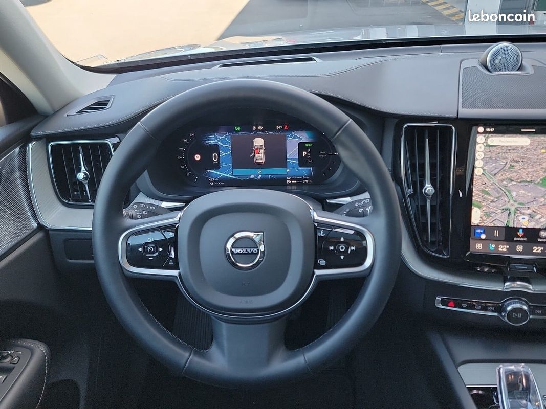 VOLVO XC60 T6 AWD Hybride rechargeable 253 ch+145 ch Geartronic 8 Ultra Style Dark (image 6)