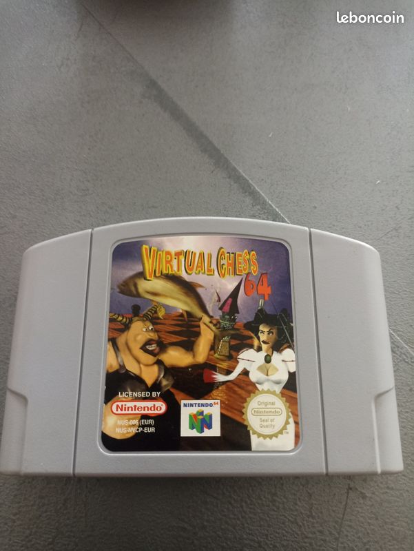 Virtual Chess N64 - Loose TBE (image 1)
