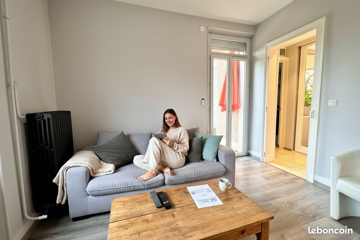 Location de vacances ou cure à Aix Les Bains - 2 Chambres - Bel appartement Lumineux avec Terrasse donnant sur Parc Arboré (image 4)