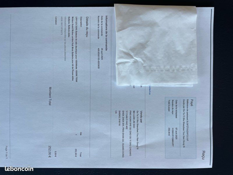 Vends batterie vélo, forte puissance (image 3)