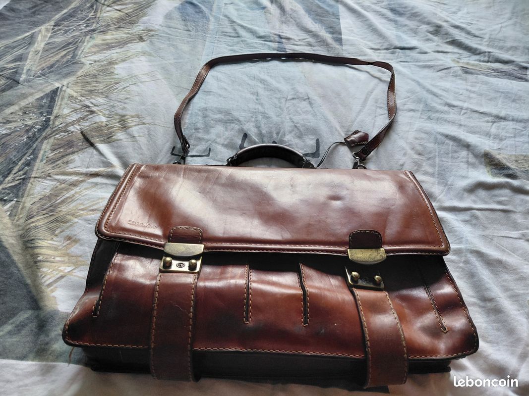 Besace pur cuir (image 1)