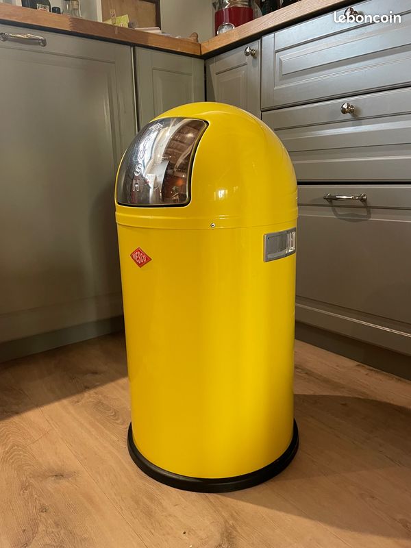 Poubelle Wesco 22l jaune occasion (image 2)