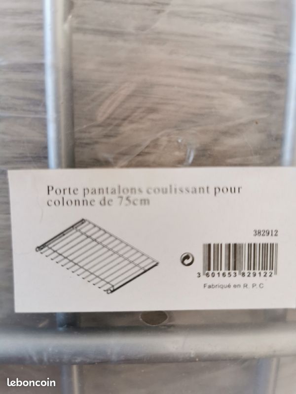 Porte pantalon coulissant pour dressing (image 2)