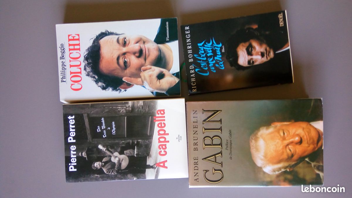 Jean Gabin, Coluche, Yves montand (image 1)