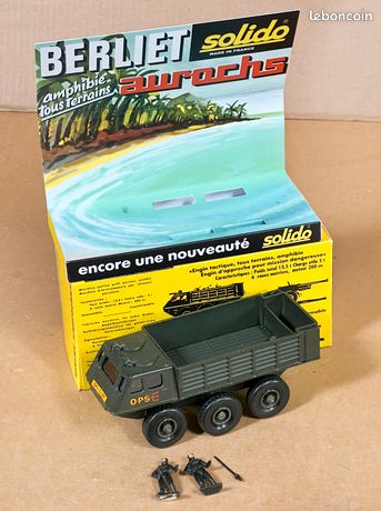 La Trappe Du Véhicule Amphibie Berliet Aurochs Alvis Miniature Solido Au 1 50e 11363