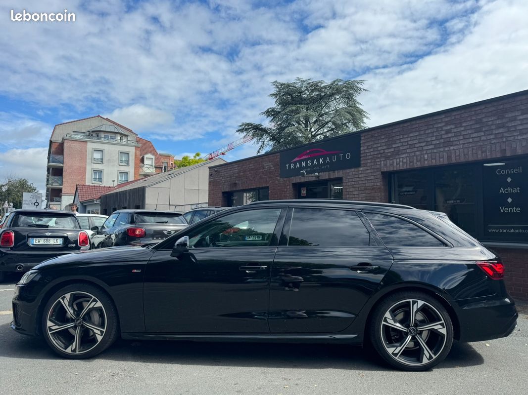AUDI A4 AVANT 40 TDI 204 ch S tronic 7 S line / Apple CarPlay / Toit ouvrant panoramique (image 2)