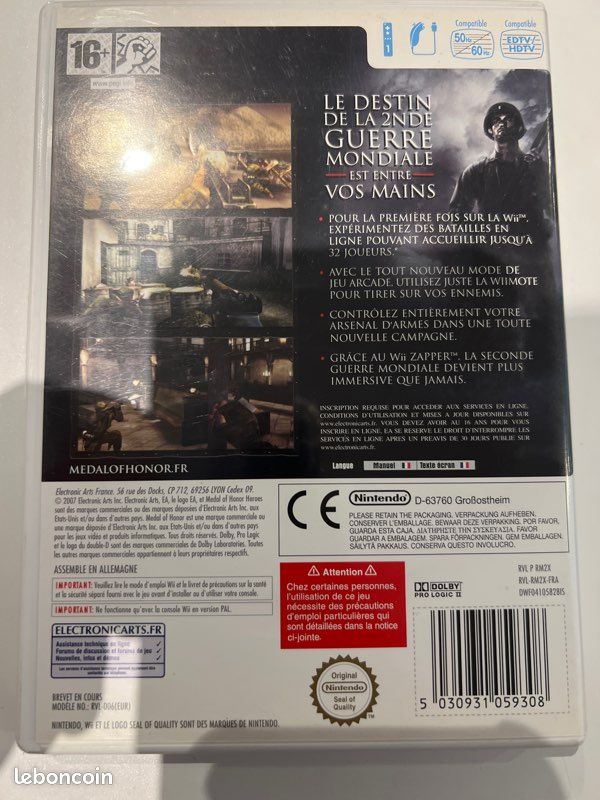 Jeu Nintendo wii (image 3)
