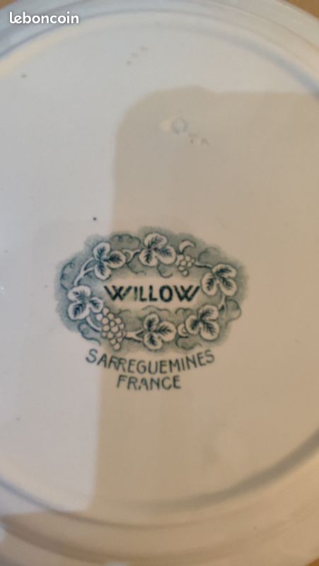 Assiette décorative WILLOW Sarreguemines (image 4)