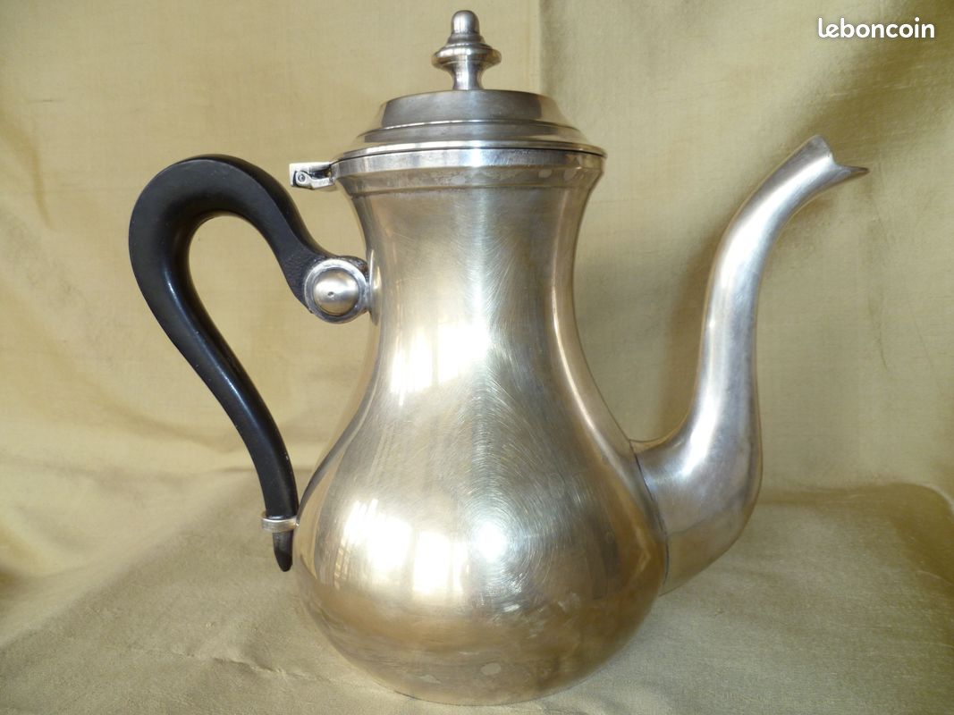 Lot Cafetière/Sucrier Métal Argenté (image 3)
