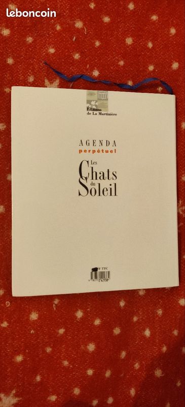 Chats du soleil, Hans Silvester, agenda perpétuel, cadeau idéal pour les amoureux des chats. Ed. La Martinière (image 2)