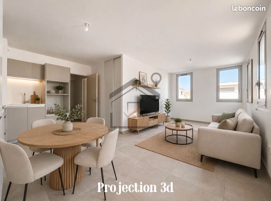 Appartement 3 pièces 62 m² · à Marignane · 62 m² · 190 000 €