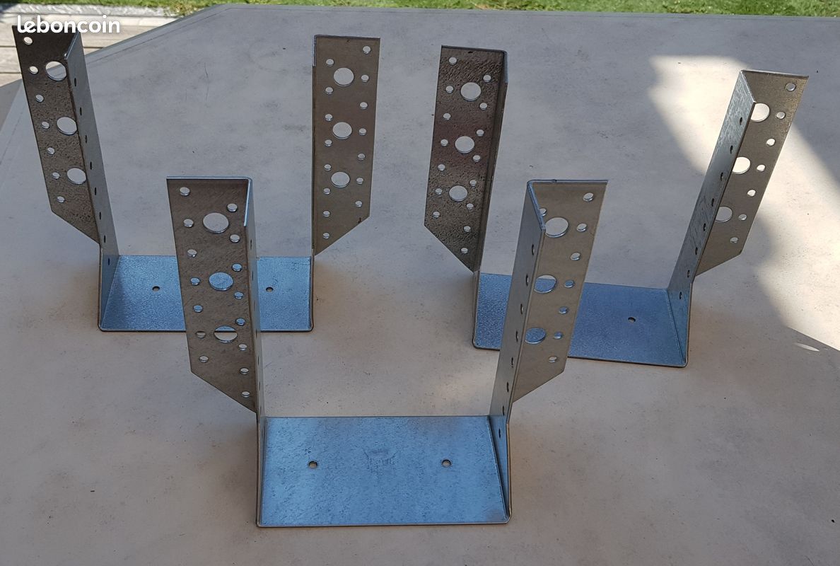 Sabots de charpente 180x140x2 neufs (image 2)