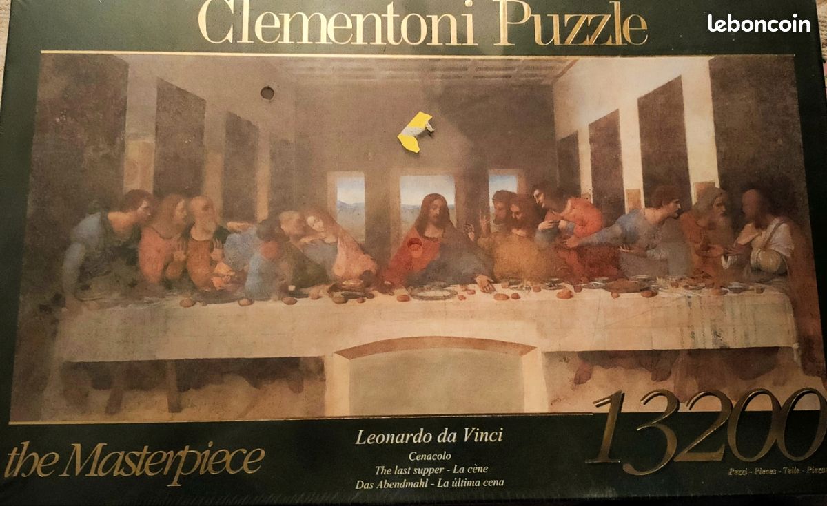 Leonard de Vinci : La Cène Puzzle 1000 pièces Leonard de Vinci : La Cène Puzzle 1000 pièces