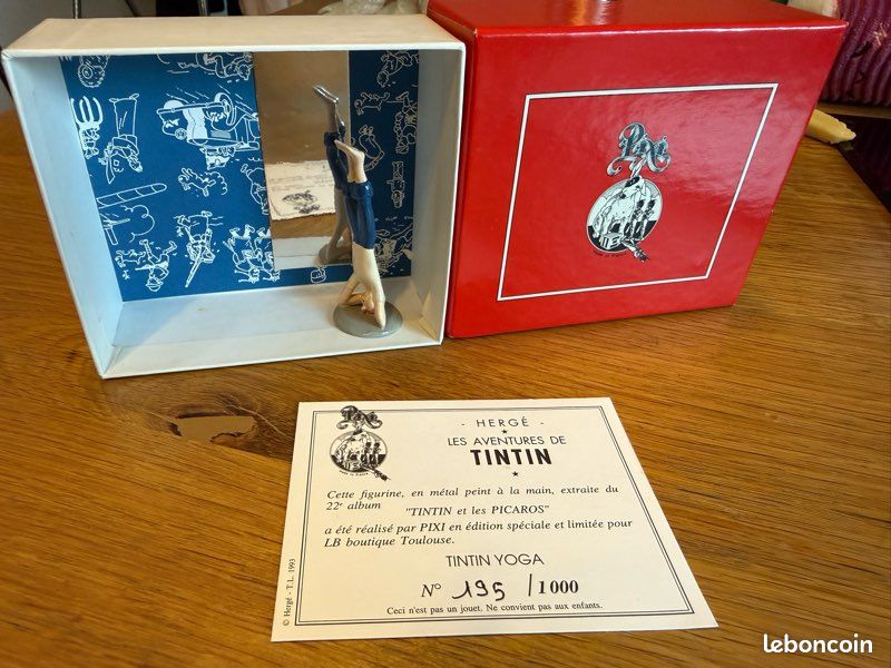 Pixi Tintin yoga hergé-Réf. 4539 - exclu lb parisComme neuf