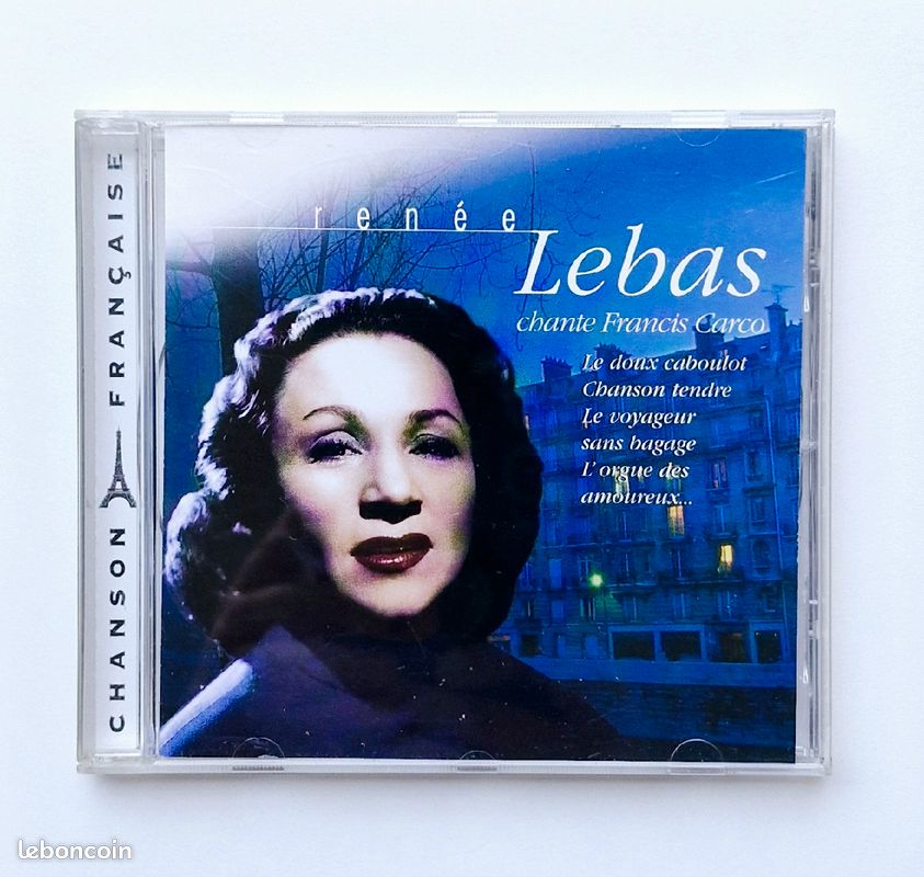 💿 cd - renée lebas - chante francis carco (image 1)