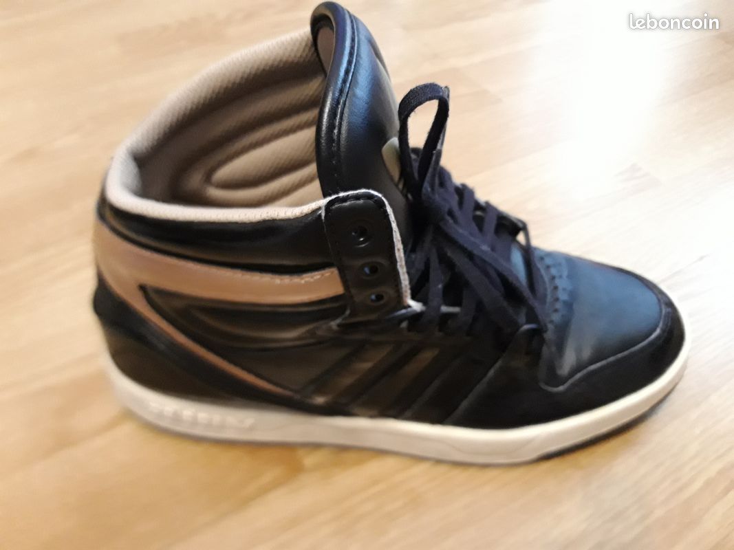 Basket Montante Femme Noire/Dorée ADIDAS Pointure 38 2/3 TRES BON ETAT (image 4)