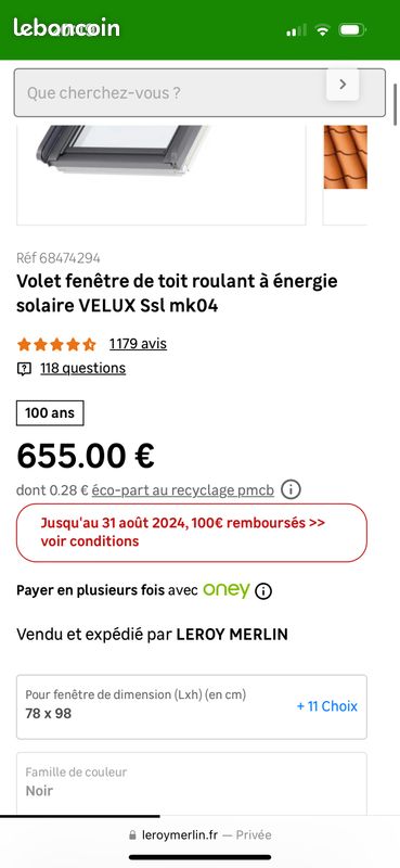Volet solaire velux (image 8)