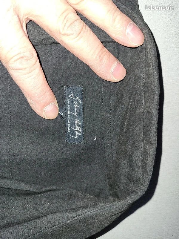 Chemise Johnny Hallyday brodée taille S (image 5)
