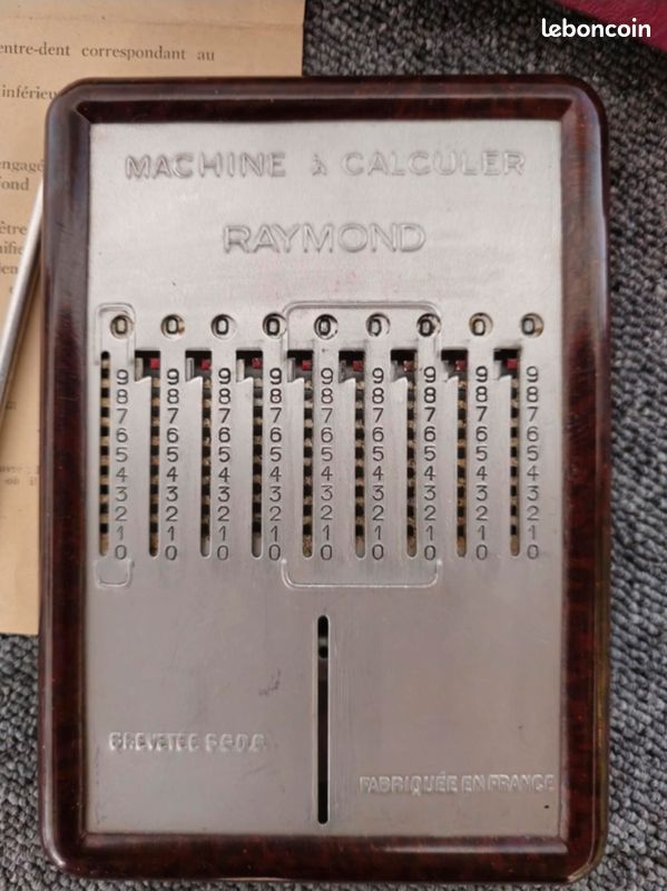 Ancienne Calculatrice Vintage Rinatone - Fonctionnelle - Super état Pour L'âge - À Saisir !