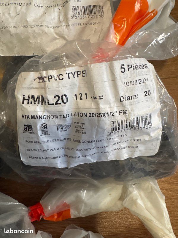 Lot raccord cpvc type (image 3)
