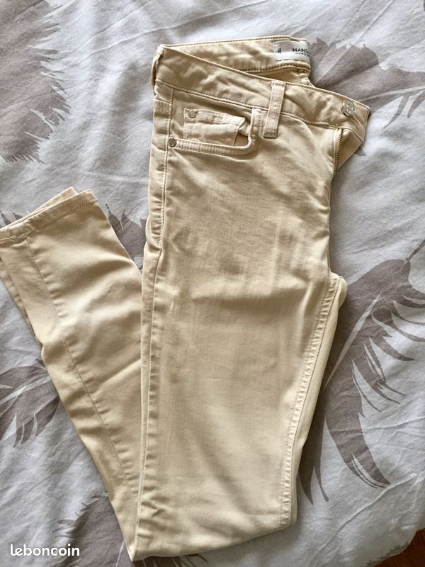 Jean beige Mango (image 1)