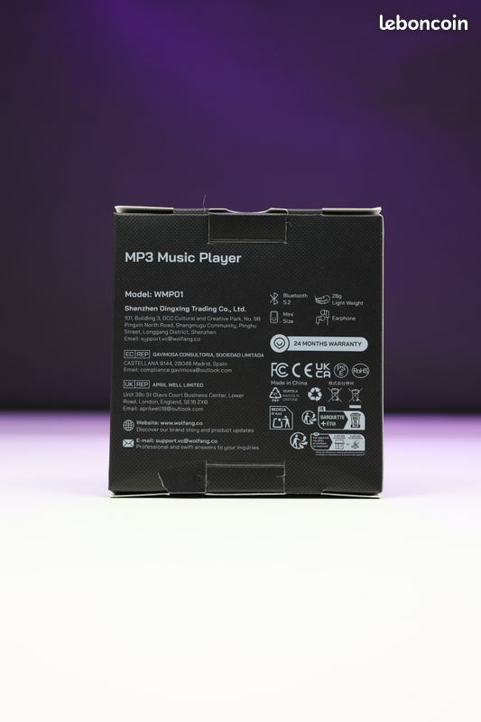 NEUF - Lecteur MP3 WOLFGANG WMP01 + SD 32 Go - Bluetooth (image 5)