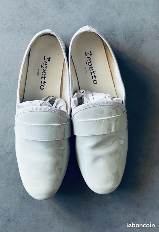 Loafers Repetto Vernis Mocassins En Cuir Verni
