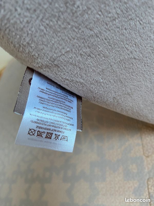 Petit fauteuil enfant NATTOU beige en très bon état (image 5)