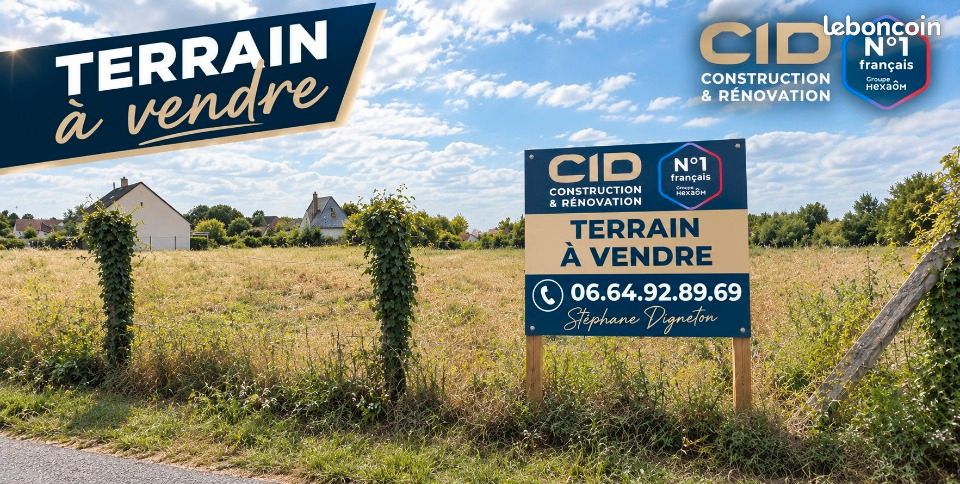 Terrain 1235 m² · à Charentilly · 137 800 €