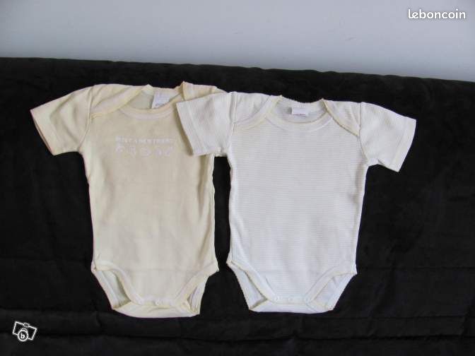 Bodys manches courtes fille 6 mois - MB45 (image 2)