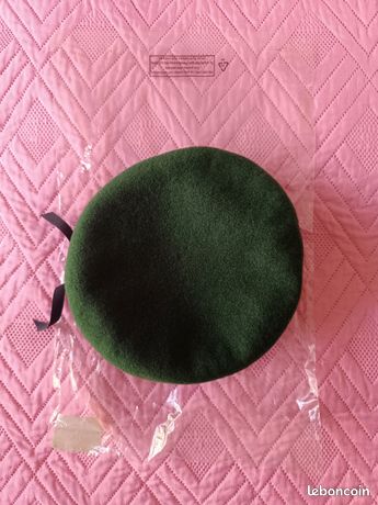 Béret Vert LÉGION ÉTRANGÈRE avec flot  LEGIO PATRIA NOSTRA  Taille S / 55