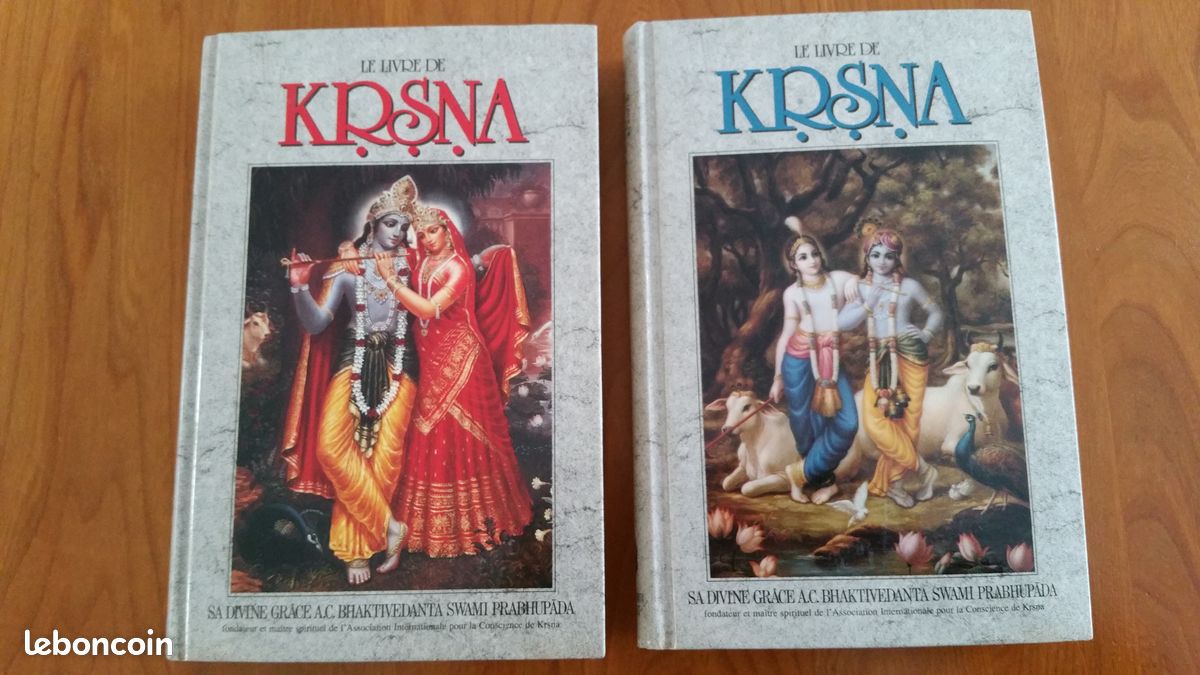 5 livres La Bhagavad-Gita telle qu'elle est A.C Bhaktivedanta Swami Prabhupada – édition complète - année 1986 (image 2)