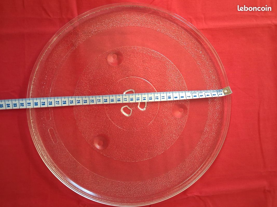 Plateau en verre 31 cm pour micro ondes (image 4)