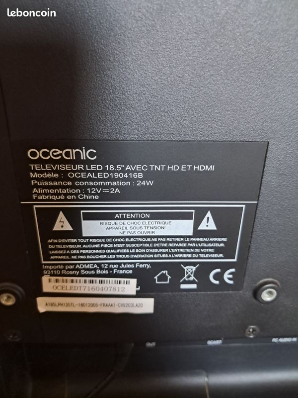 Télécommande Neuve Pour Décodeur Oceanic RC4390 – Compatible RC4318, RC4390P, RC4391P – Neuf
