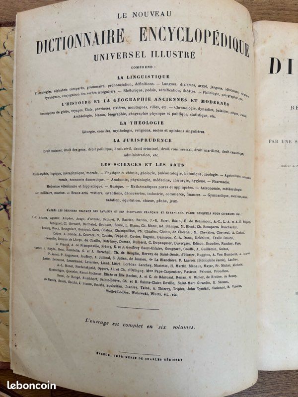 Encyclopédie Jules Trousset 5 volumes plus supplément (image 8)