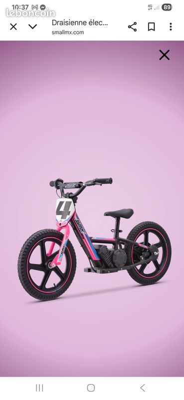 Draisienne Électrique Enfant Vélos