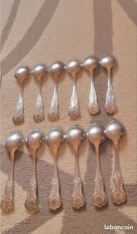 Ménagère 50 Pièces Métal Argenté Style Louis XV Rocaille - Orfèvrerie