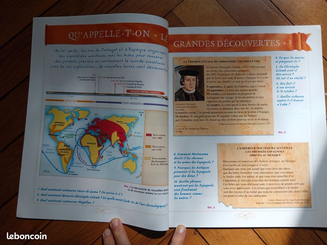 Les dossier Histoire Hachette cycle 3 : Les Temps Modernes (image 5)