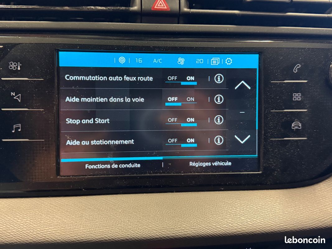 Citroen c4 picasso 1.6 bluehdi 120 ch attraction start-stop/ attelage/ carplay (image 27)