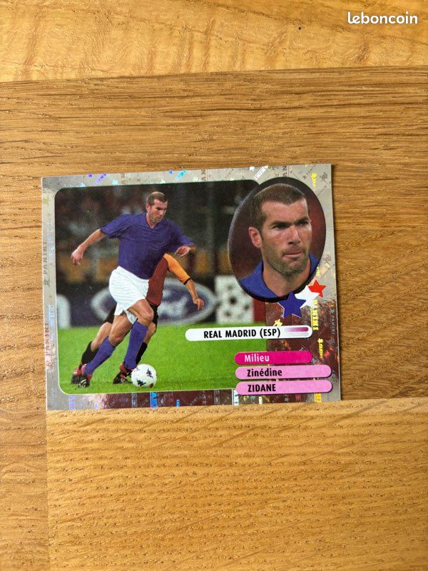 Image Sticker Zinédine Zidane France N°107 – Panini UEFA Euro 2004 – Neuf