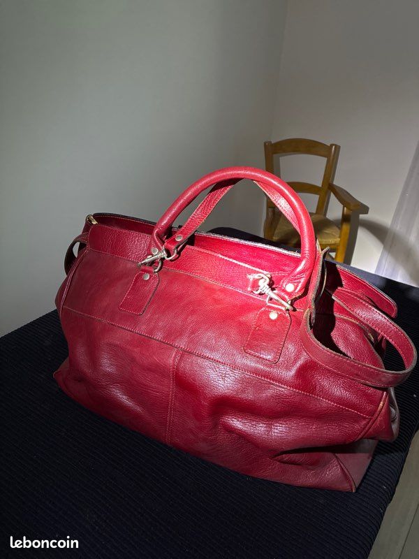 Sac de voyage en cuir (image 2)
