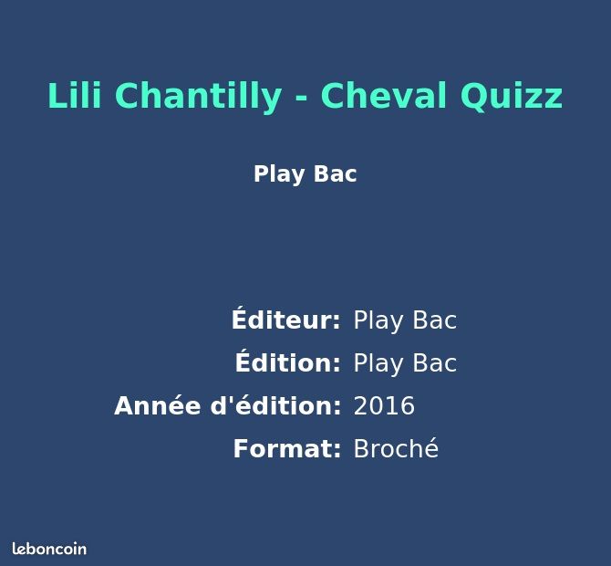 Lili Chantilly - Cheval Quizz (image 2)