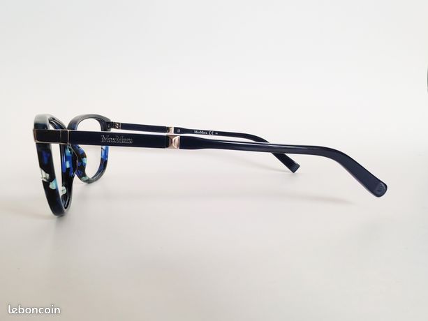 Monture De Lunettes Max Mara Marron - Classique, Plastique, Avec étui, Neuf Sans étiquette